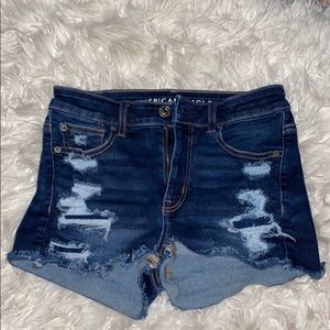 American eagle ripped shorts